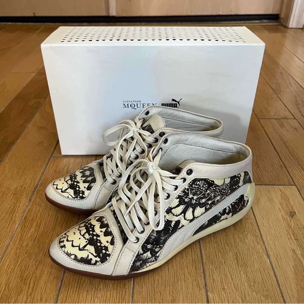 Rare ALEXANDER MCQUEEN Butterfly Print Sneakers